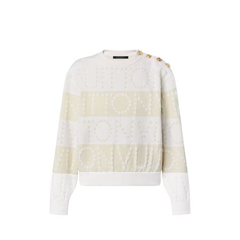 louis vuitton signature pullover|Signature Chunky Stripes Pullover .